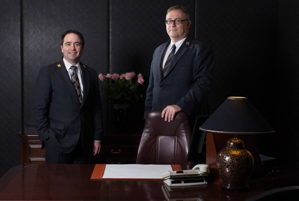 Ben Davies Concierge and Peter McBrearty Cheif Concierge, The Langham Melbourne