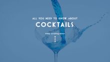 Interactive infographic - 'Cocktails From Around The World'