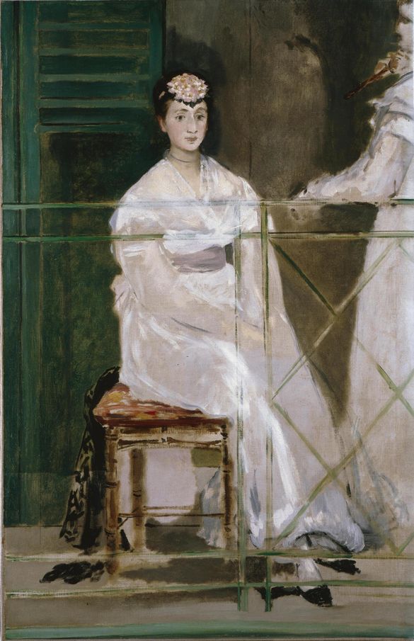 Edouard Manet (1832-1883),  Portrait of Mademoiselle Claus, 1868, oil on canvas  128.5 x 87 cm (framed) 