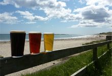 Micro brewed beer at The Ship Inn