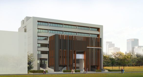 Rendering of Dusit Thani Hotel School, scheduled to open late 2015