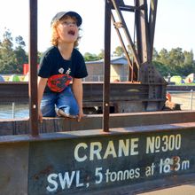Exploring Cockatoo Island