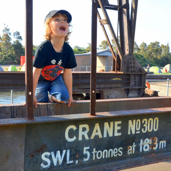 Exploring Cockatoo Island