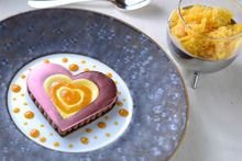 SPOON by Alain Ducasse - Chocolate Passion Fruit Dessert (Valentine's Day Dinner)