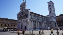 Duomo di Lucca in Tuscany, along the Via Francigena