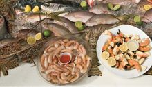 Popular Florida Keys  seafood fare includes Florida lobster, Key West Pink Shrimp, stone crab claws and yellowtail snapper.