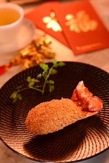 Yan Toh Heen- Golden Stuffed Lobster with Mushrooms & Duck Liver (Feb 20, 2015 Fireworks Dinner)