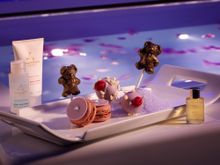 Sweet high tea delights will be served poolside as part of the MiraSpa’s romantic ritual for couples