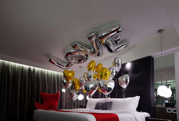 Surprise with romantic décor, champagne and seductive dinner in the privacy of swanky suites at The Mira 