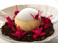 Coconut with Sweet, Sour & Spicy - luscious dessert on Whisk's Valentine's menu