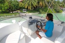 Rizu, the Maldives' first female boat Captain!