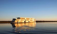 Zambezi Queen - sunset on the Chobe River