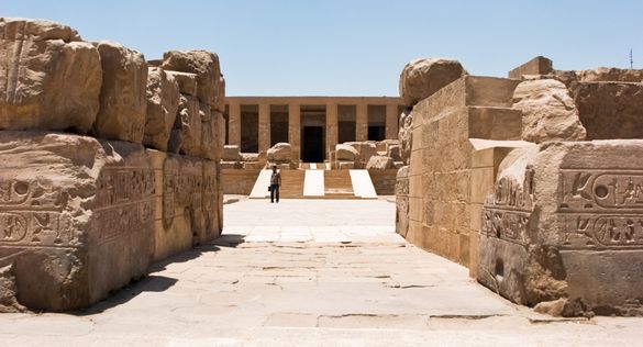 Unique L shaped Abydos Temple, which served seven gods of Ancient Egypt 