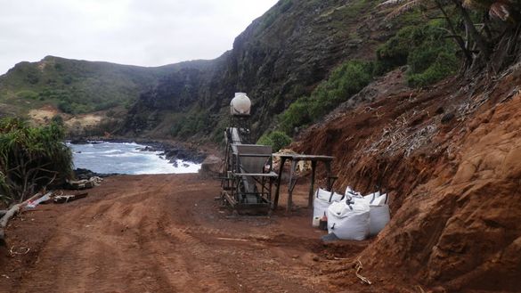 New Access Road - Pitcairn Islands Western Harbour