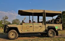 The first silent electric game-drive vehicle operating in the country 