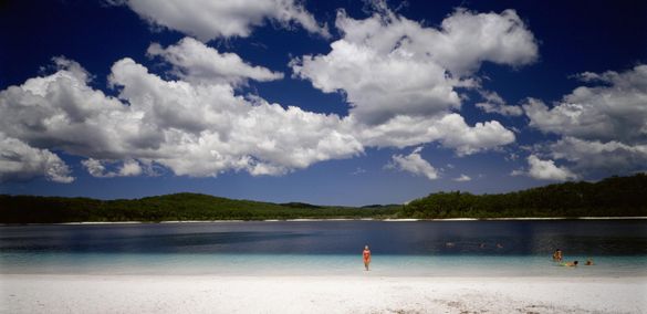 Lake Mc kenzie on K'gari