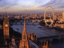London Eye skyline