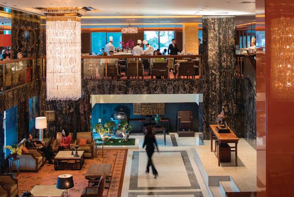 Clipper Lounge at Mandarin Oriental, Hong Kong