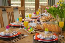 Easter at Higher Hill Barn, near Kingsbridge, South Devon