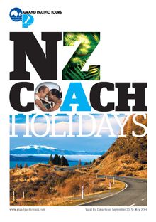 Grand Pacific Tours NZ Coach Holidays brochure