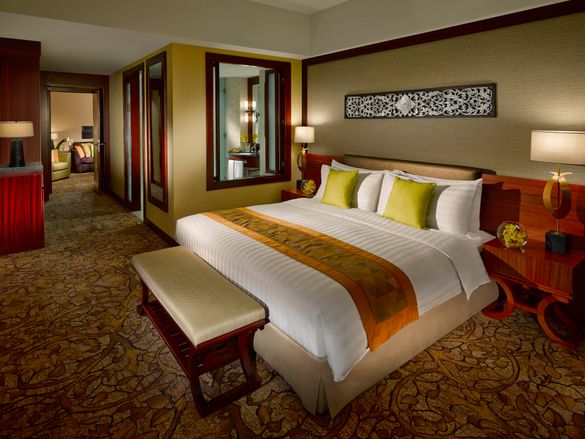 Executive Suite Bedroom at Dusit Thani Dubai