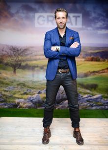TV journalist and special guest Mikey Kay celebrates the launch of VisitBritain’s new campaign The  Countryside Collection, powe