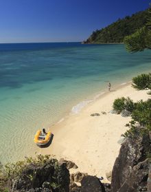 Camp on a deserted island in the Whitsundays