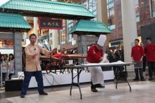 Westfield Travel Collection and Westfield San Francisco Centre, Lunar New Year celebration, celebrity chef Martin Yan and blindf
