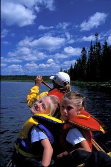 Family Canoeing