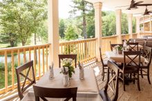 506 On The River Inn - Dining on the Balcony