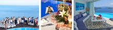 Kivo Hotel, on the Greek island of Skiathos, allows couples to live-stream weddings