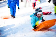 During winter build a snowman, go tobogganing and start a snowball fight at Corin Forest.