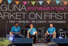 From left: Mr. Ravi Chandran, MD of Laguna Phuket; Mr. Suthee Tongyam, Vice Governor of Phuket; and Mr. Uthit Limsakul, Asst. Di