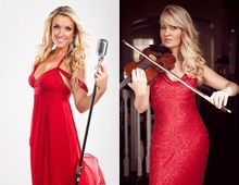 Singing Sensation Amanda Wood & Celebrated Violinist Rosemary Siemens perform in InterContinental Hong Kong's Lobby Lounge