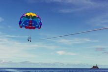 Parasailing in Palau
