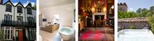 L to r: Manorhaus, Tuddenham Mill, Zetter Townhouse, Le Domaine de Monteils