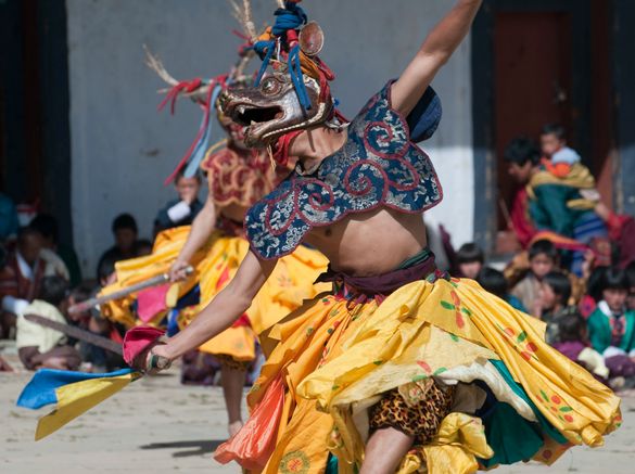 Jambay Lhakhang Festival, Bhutan