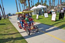 Family Riding a Surrey