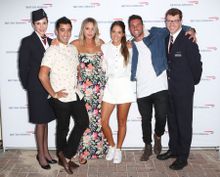 British Airways ambassadors with contestants from Big Brother 2014 who attended the evening
