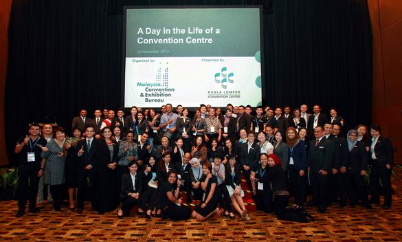 Kuala Lumpur Convention Centre (the Centre) team members and participants of the Malaysia Convention & Exhibition Bureau’s (MyCE