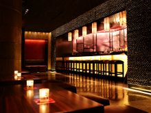 NOBU InterContinental Hong Kong - Cherry Blossom Wall at the Nobu Bar