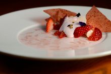 NOBU InterContinental Hong Kong - Pinkish Sweet / Sakura, Goma, Strawberry, Lychee