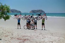 Hard-packed Sand at Samara Beach is Ideal for Biking