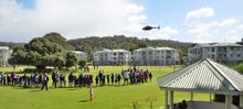 Mantra Lorne - helicopter arrival