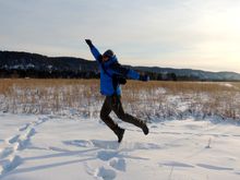 Flying in the Snow