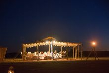 Camp Adounia at night