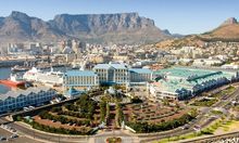 Aerial of Table Mountain, South Africa