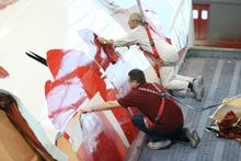 Behind the scenes - British Airways' special livery for GREAT Festival of Creativity