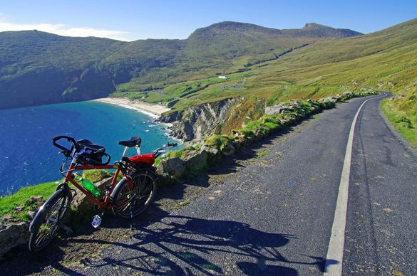 Cycling Achill Island - Keem Bay
