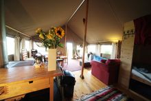 Safari tent interiors